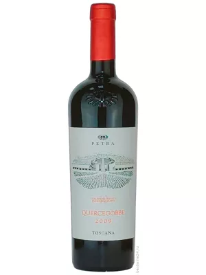 Вино Petra, Quercegobbe, Toscana IGT 2009, 0.75 л