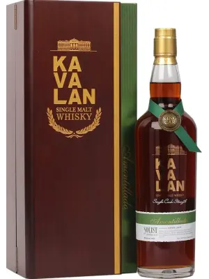 Виски Kavalan, Solist Amontillado Sherry Cask Single Cask Strength (57,8%), wooden box 0.75 л