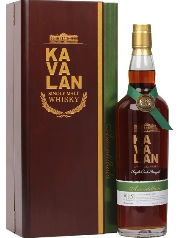 Kavalan, Solist Amontillado Sherry Cask Single Cask Strength (57,8%), wooden box