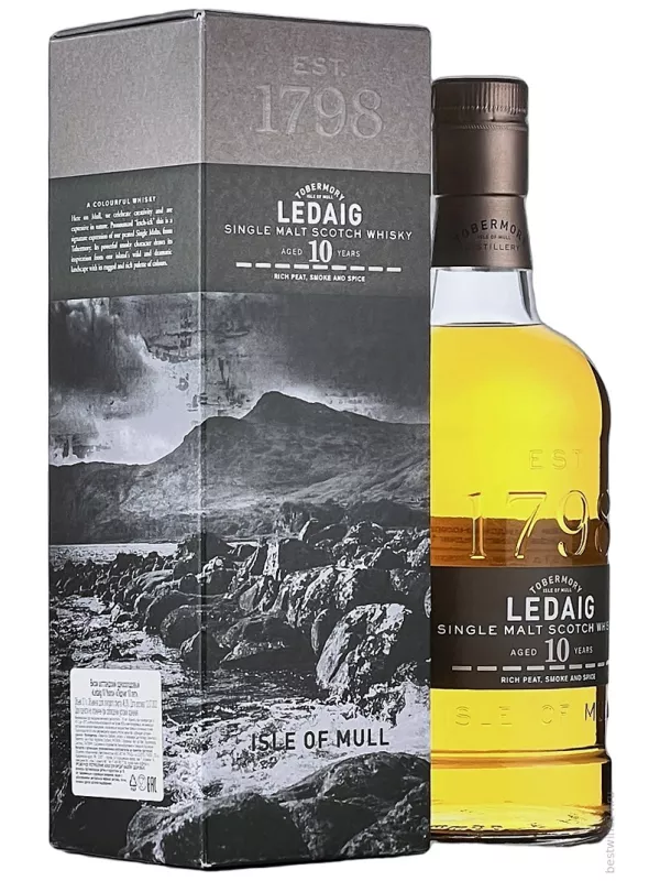 Ledaig Aged 10 Years, gift box