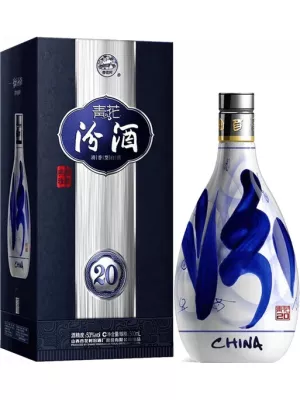 Водка Fenjiu Qinghua 20 (53%), gift box 0.5 л