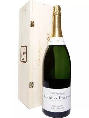 Champagne Gaidoz-Forget, Carte d'Or Brut Premier Cru, Champagne AOC, wooden box 3 л