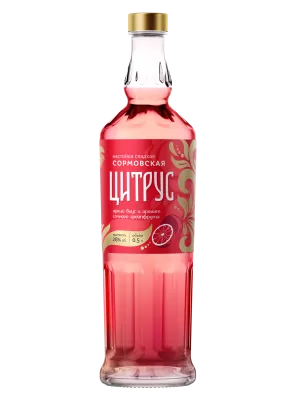 Настойка Сормовская Цитрус, настойка сладкая 0.5 л