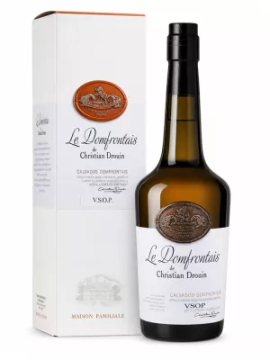 Кальвадос Christian Drouin, Le Domfrontais VSOP, Calvados Domfrontais AOC, gift box 0.7 л