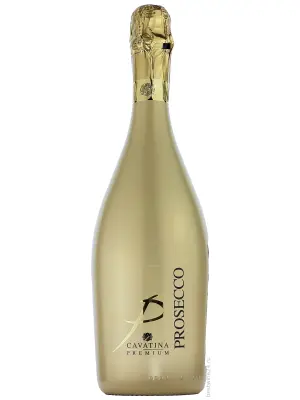 Просекко Cavatina Prosecco DOC Brut, gold bottle 0.75 л