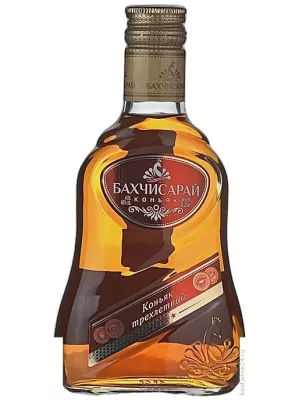 Коньяк Бахчисарай 3 звезды 0.25 л