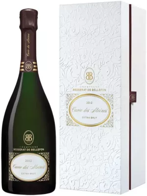 Besserat de Bellefon, Cuvee des Moines Extra Brut, gift box 0.75 л 2012