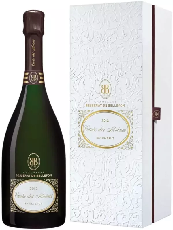 Besserat de Bellefon, Cuvee des Moines Extra Brut, gift box