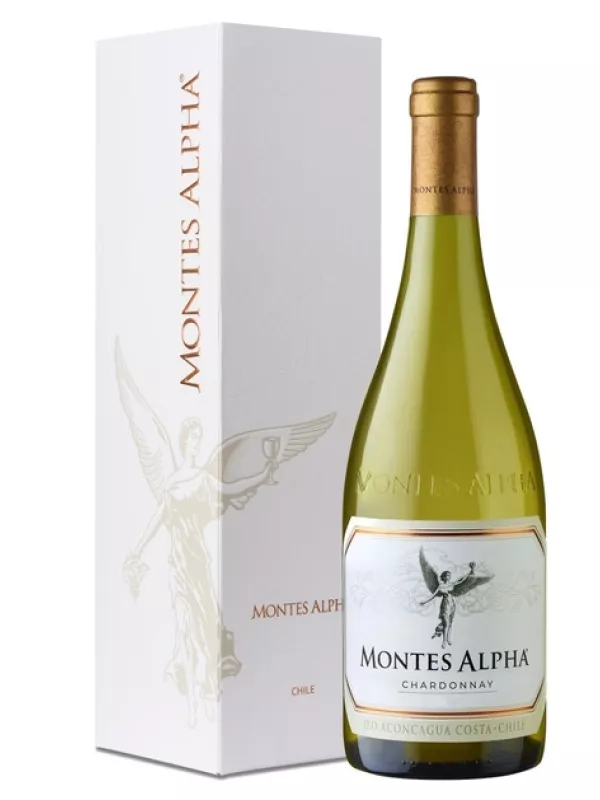 Montes Alpha Chardonnay, Aconcagua Costa DO, gift box