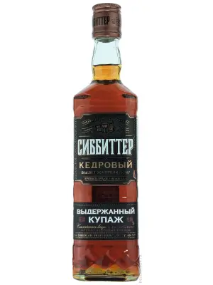 Настойка Сиббиттер Кедровая выдержанная, настойка горькая (35%) 0.5 л