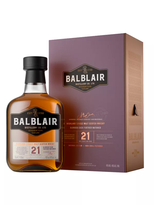 Balblair, 21 Years Old, gift box
