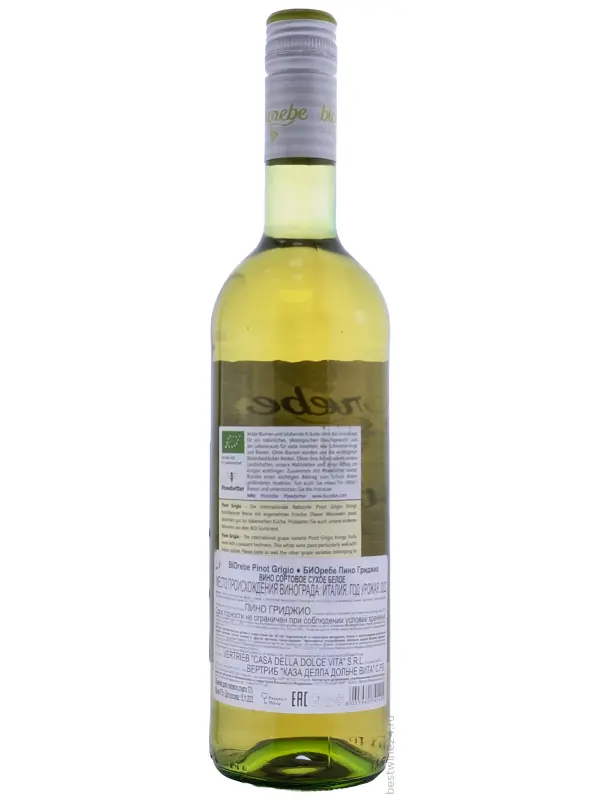 BIOrebe Pinot Grigio