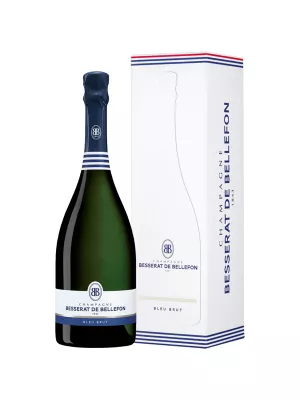Besserat de Bellefon, Bleu Brut, gift box 0.75 л