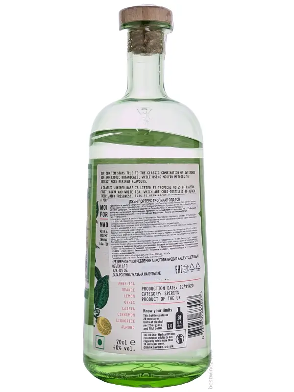 Porter's Tropical Old Tom Gin