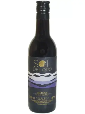 Вино Sol del Oro Merlot 0.187 л