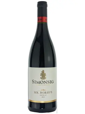 Вино Simonsig, Mr Borio's Shiraz 2022, 0.75 л