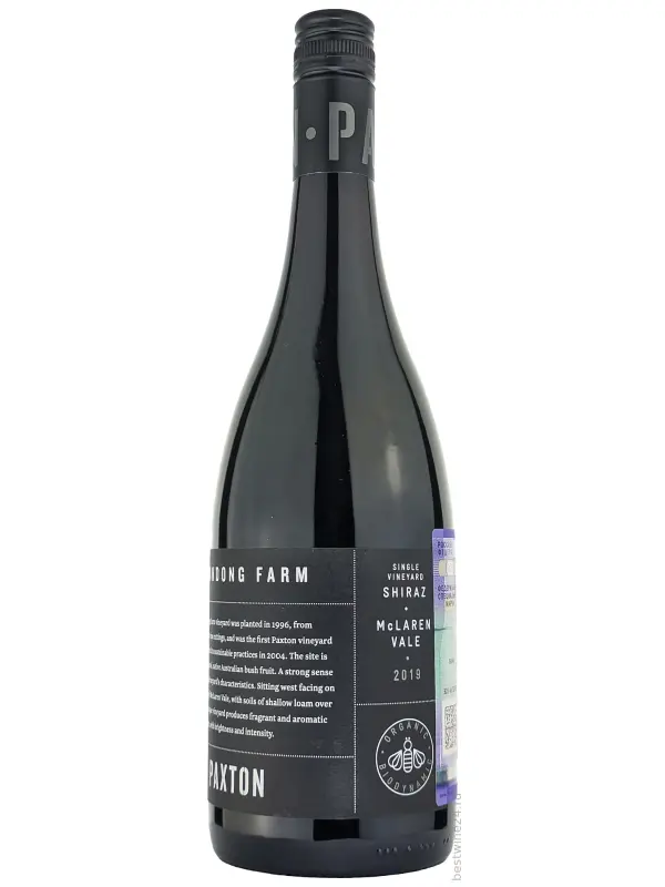 Paxton, Quandong Farm Shiraz, McLaren Vale