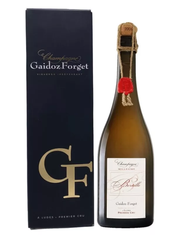 Champagne Gaidoz-Forget, Bertille Premier Cru Millesime Extra Brut, Champagne AOC, gift box