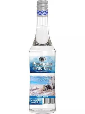 Водка Рязанские просторы Оригинальная 0.5 л