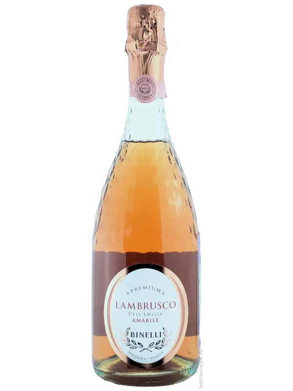 Binelli Premium Lambrusco Rosato Secco, Dell'Emilia IGT