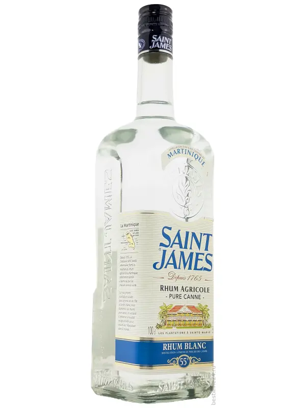 Saint James Rhum Blanc (40%), Martinique AOC