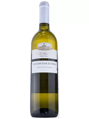 Вино Badagoni, Alazani Valley Semi-Sweet White 0.75 л