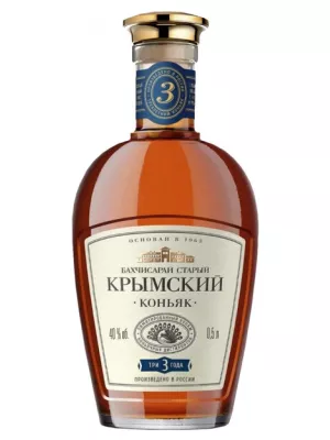 Коньяк Бахчисарай Старый Крымский 3 Звезды 0.5 л