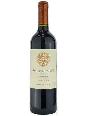 Вино Sol de Chile Syrah-Merlot, Valle Central DO 2024, 0.75 л