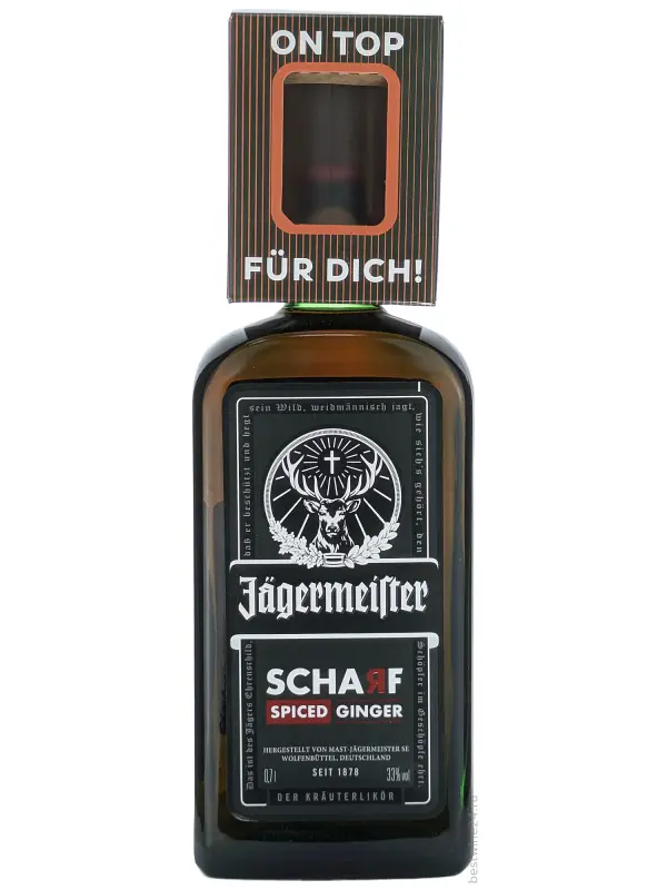 Jagermeister Scharf, set with shot