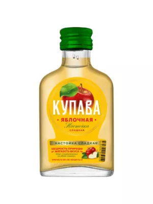 Настойка Купава Яблочная, настойка сладкая 0.1 л
