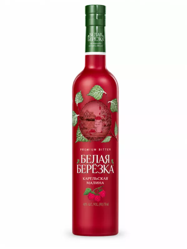 Белая Березка Карельская Малина, настойка полусладкая