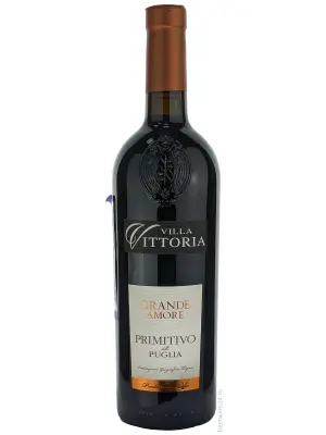Вино Villa Vittoria, Grande Amore Primitivo, Puglia IGT 0.75 л