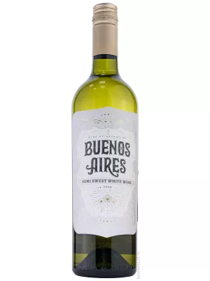 Вино Buenos Aires White Semi-Sweet 2024, 0.75 л