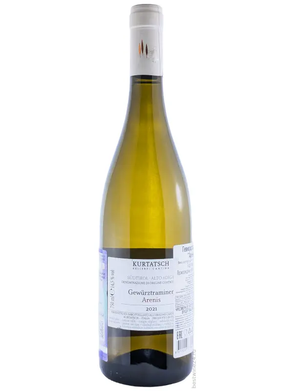 Kurtatsch, Arenis Gewurztraminer, Sudtirol Alto Adige DOC