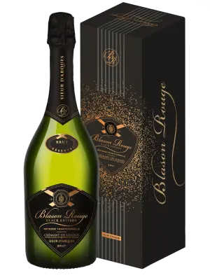 Sieur d'Arques, Blason Rouge Black Edition Brut, Cremant de Limoux AOC, gift box 0.75 л 2019