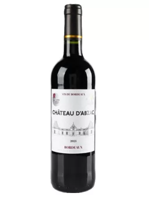Вино Chateau d'Abzac, Bordeaux AOP 2023, 0.75 л