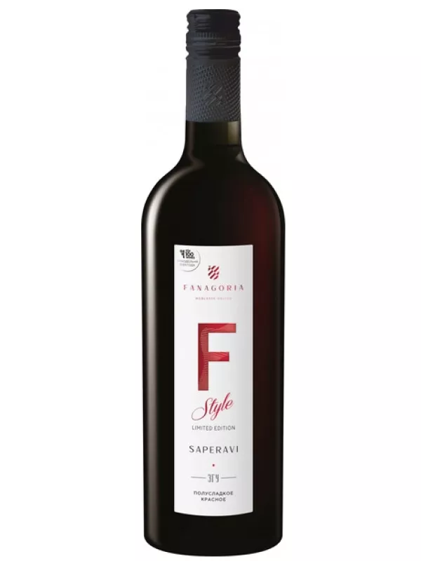 Fanagoria, F-Style Saperavi Semi-sweet