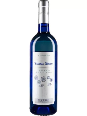 Вино Cuatro Rayas, Organic Afrutado, Rueda DO 2024, 0.75 л