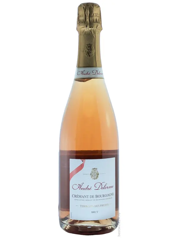 Andre Delorme, Brut Rose, Cremant de Bourgogne AOC