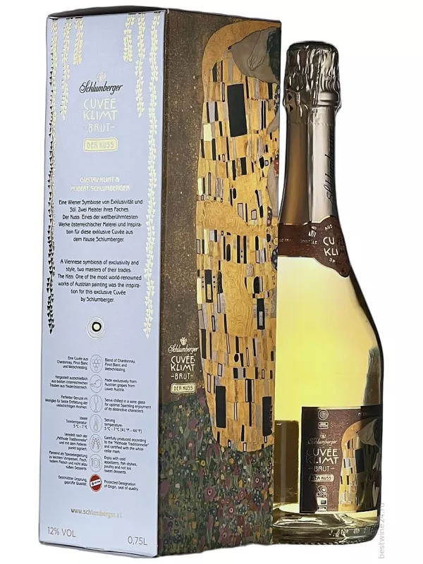 Schlumberger, Cuvee Klimt Der Kuss Brut, gift box