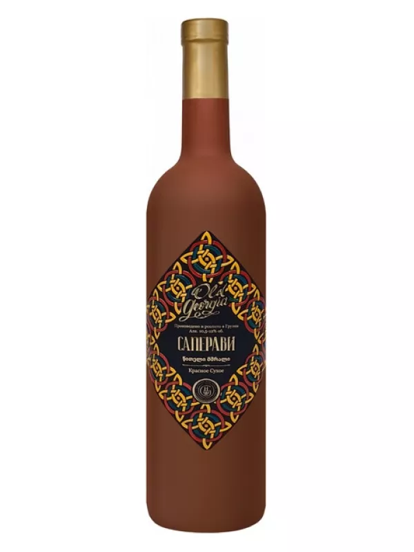 Georgian Wine House, Old Georgia Saperavi, rhombus label