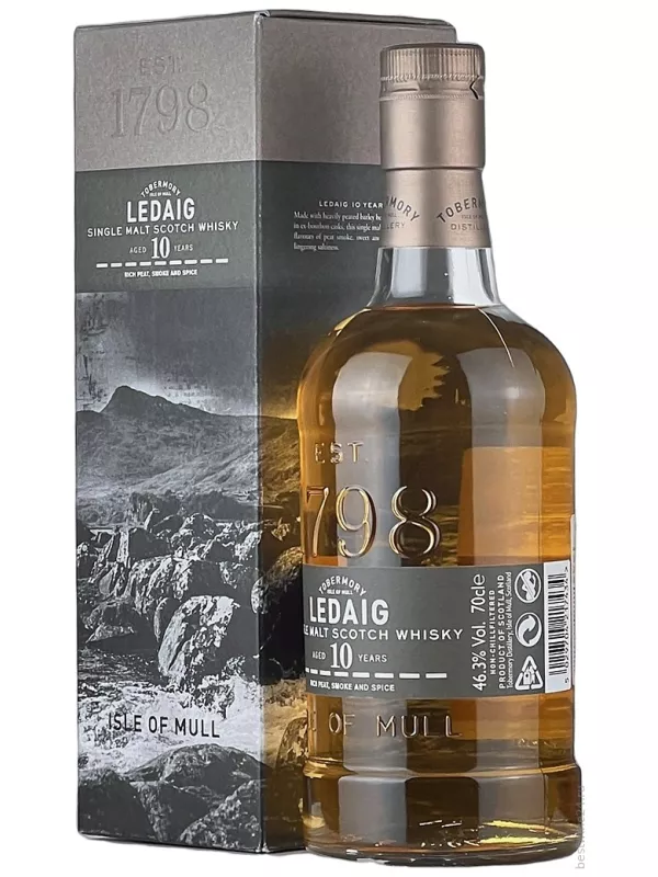 Ledaig Aged 10 Years, gift box