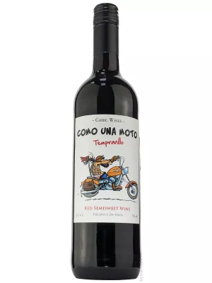 Вино Como Una Moto Tempranillo Semisweet 2020, 0.75 л