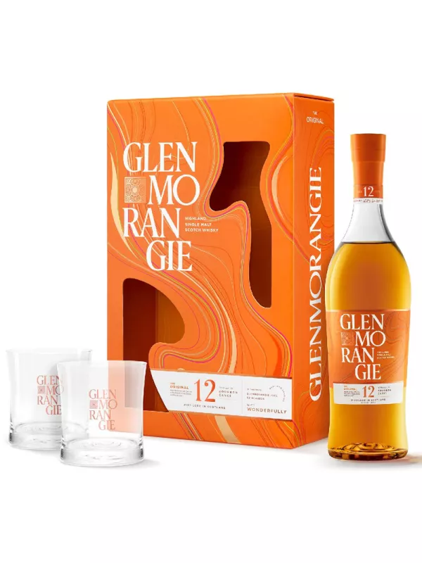 Glenmorangie, The Original 12 Years Old, gift box with 2 glasses