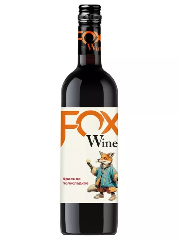 Fox Wine Red Semi-Sweet