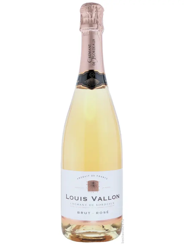 Louis Vallon, Cremant de Bordeaux AOC Brut Rose