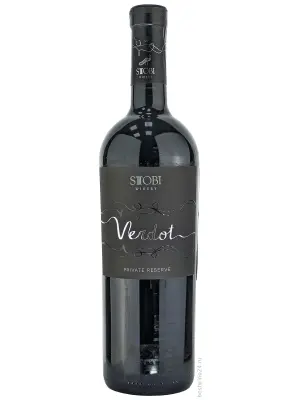 Вино Stobi, Verdot Private Reserve 0.75 л