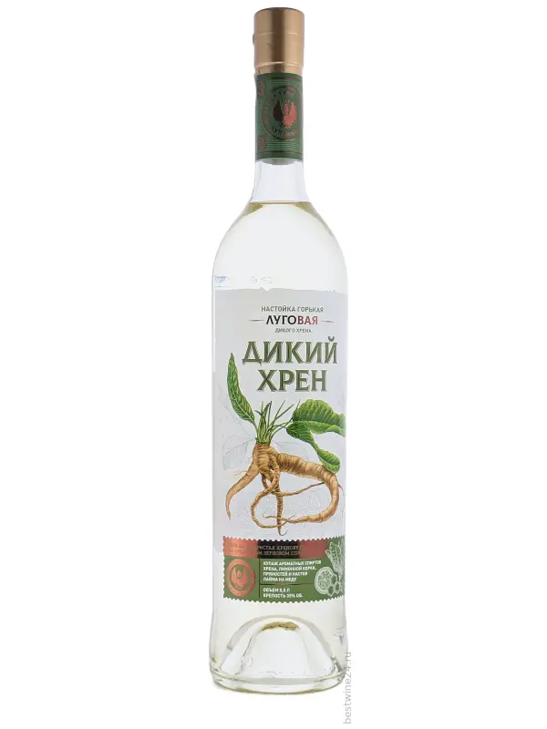 Луговая Дикий Хрен, настойка горькая