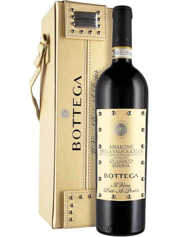 Bottega, Il Vino Pret-A-Porter Amarone della Valpolicella Classico DOCG Riserva, leather box