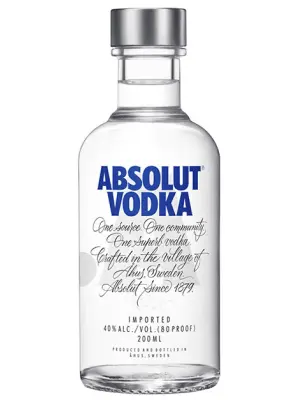 Водка Absolut 0.2 л